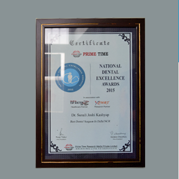 Dr. Sunali's - certificates and awards